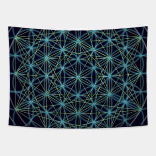 Sacred Flowers Tapestry