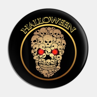 HALLOWEEN COSTUME Skull Skeleton Zombie Horror Scary Gift Pin