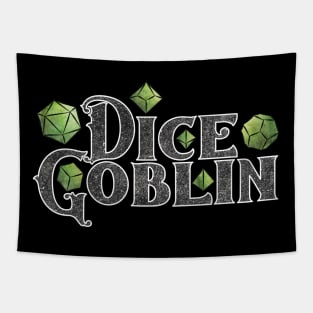 Dice Goblin Forest Green Dice Tapestry