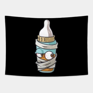 baby bottle artwork Tapestry