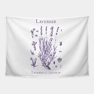 Vintage Lavender 90s Graphic T-Shirt, Retro Lavender Botanical Tapestry