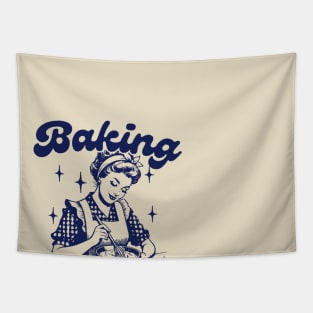 Baking Because Murder Is Wrong Tapestry