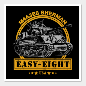M4 Sherman Posters And Art Prints Teepublic