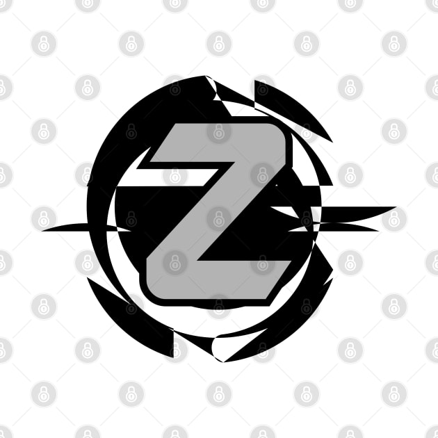 Futuristic Modern Letter Z by DepicSpirit