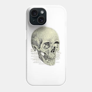 Victorian Anatomy Skull Phone Case