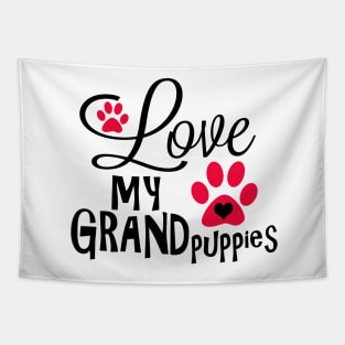 Great Dog Gifts and Ideas - Love my Grandpuppies Tapestry