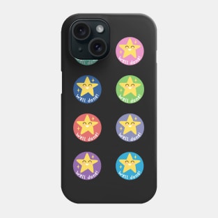 Well done star Reward for students Pack of 8 Phone Case