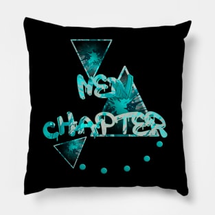 New Chapter Tropical Blue Pillow