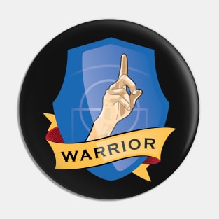 Warrior Shield Pin