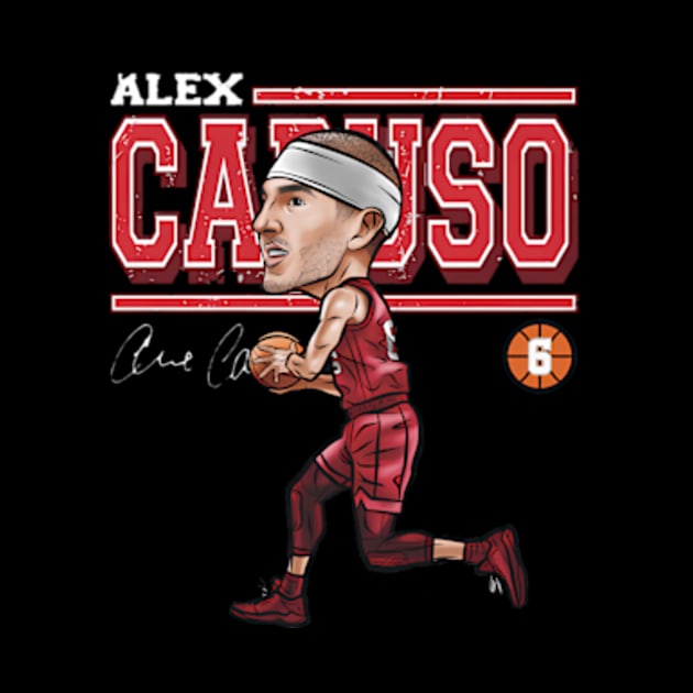 Alex Caruso Chicago Cartoon by Sil Ly