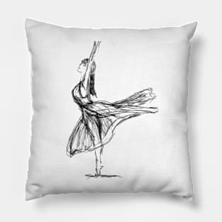 Ballet Dancer Pillow