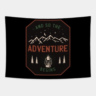 And So The Adventure Begins Tapestry