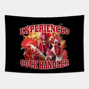 Experienced Cock Handler Tapestry