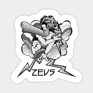 Zeus, King of the Gods Magnet