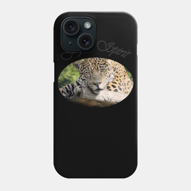 jaguar spirit t-shirt Phone Case by adouniss