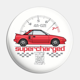 Supercharged-Red Pin