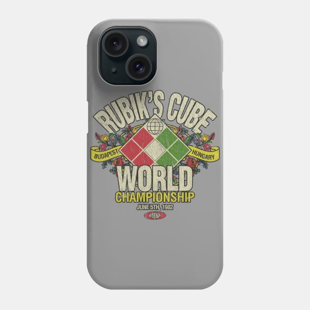 Rubik's Cube World Championship 1982 Phone Case by JCD666