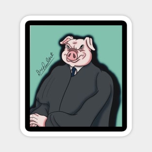 Supreme Court Pig Magnet