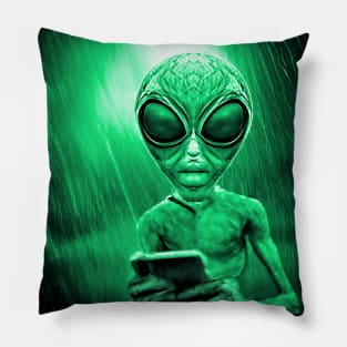 Alien Invasion Sci-fi Space Planet X Pillow