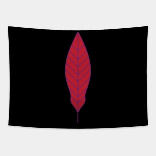 Purple Willow Leaf Tapestry