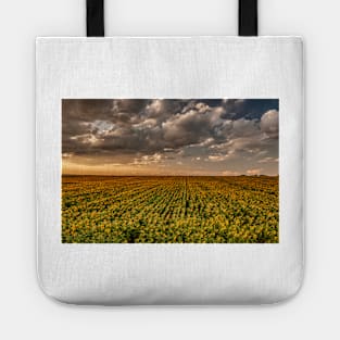Sunflower Sunset Clouds Tote