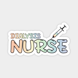 Dialysis Nurse Rainbow Magnet