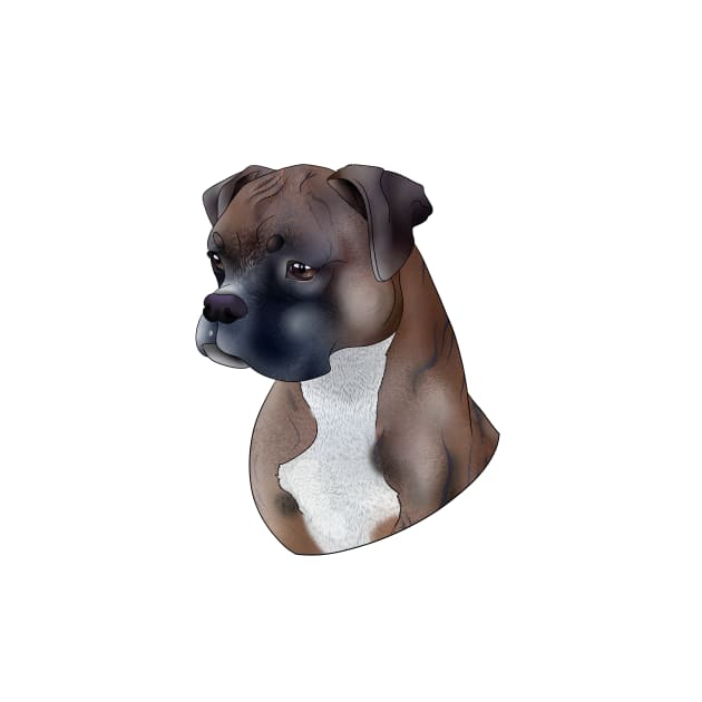 Boodah the Boxer by Blacklightco