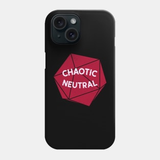 Chaotic Neutral D20 Phone Case