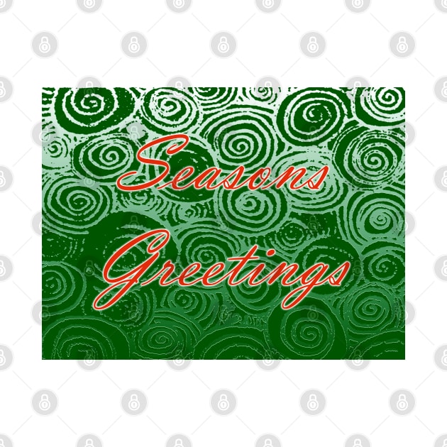 Seasons Greetings Swirls by BlakCircleGirl