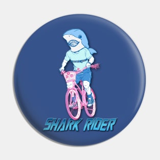 Shark Rider Pin