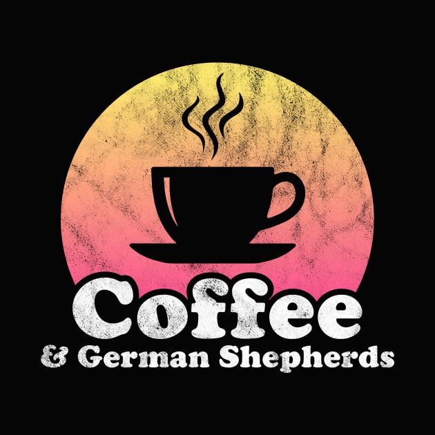 Coffee and German Shepherds by JKFDesigns