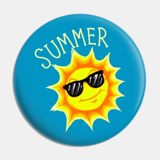 My Summer Tee Pin