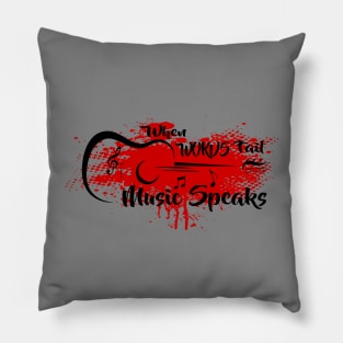 Music Speaks Pillow