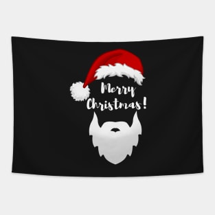 Funny Santa Beard Costume - White Fake Beard Christmas - Santa Claus Beard Costume - Merry Christmas Everyone Santa Tapestry