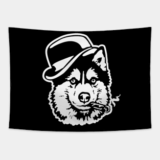 Siberian Husky Troublemaker Tapestry