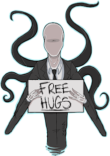 Free Hugs Slenderman Magnet