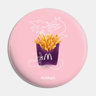 bts x mcdonald exclusive merch fanmade 3 Pin