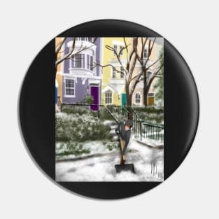 Winter on Capitol Hill Pin