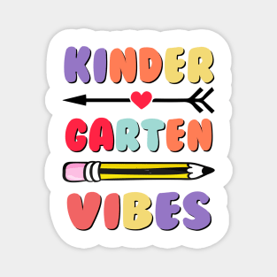 Kindergarten Vibes Back To School Magnet