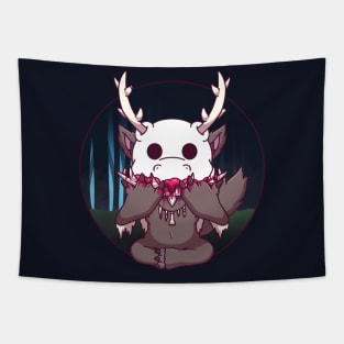 Wendigo Eating Tapestry