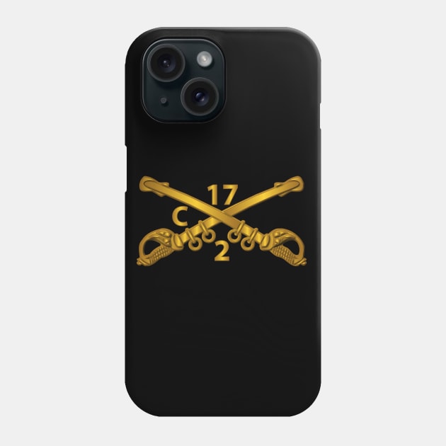 Charlie Troop - 2nd Sqn 17th Cavalry Branch wo Txt Phone Case by twix123844