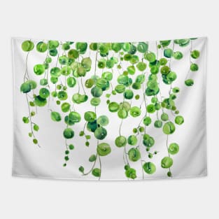 green pearl of string watercolor 2020 Tapestry