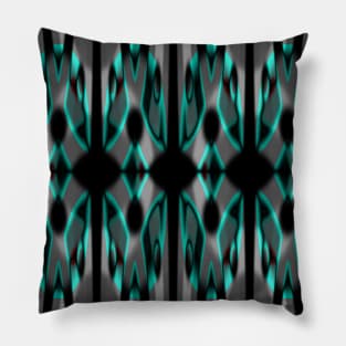 Steel n Teal Pillow