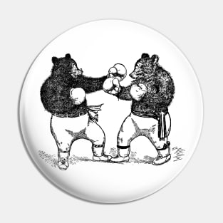 Boxing bears Pin