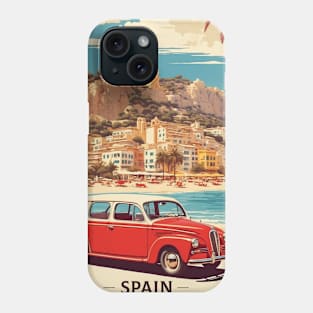 Mallorca Beaches Spain Travel Tourism Retro Vintage Phone Case