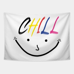 Colorful & Smiling Chill Tapestry