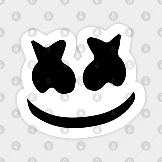 Marshmello Face Magnet by padune