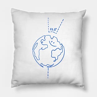 23.5 Earth on Ongsa Tote bag - Blue | Tilt - The world is tilted 23.5 degree 23point5 MilkLove OngsaSun Pillow