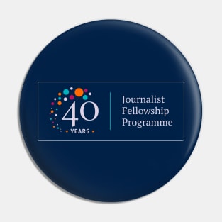 Reuters Institute 40th Reunion Logo Pin