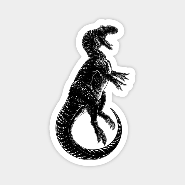 Allosaurus Magnet by JFells